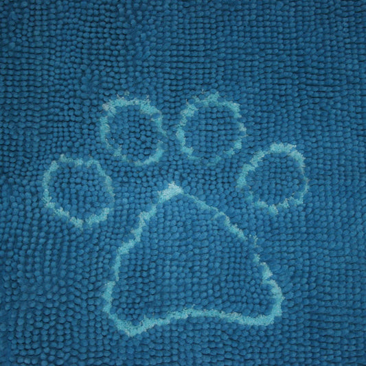 DGS Pet Products Dirty Dog Door Mat Medium Aqua 31 x 20 x 2 For Pet With Love