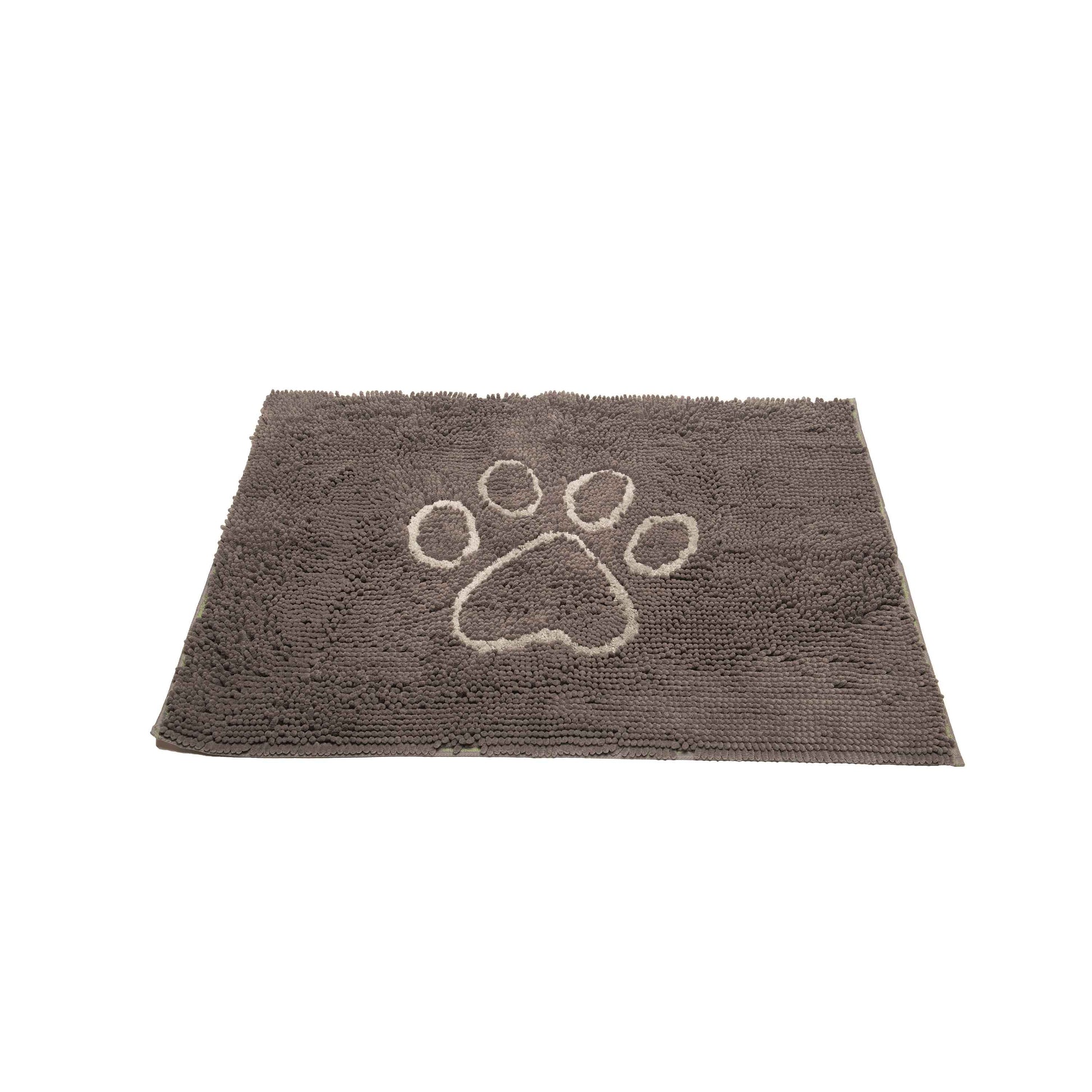 DGS Pet Products Dirty Dog Door Mat Large Misty Grey 35 x 26 x 2 For Pet With Love
