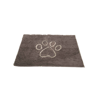 DGS Pet Products Dirty Dog Door Mat Large Misty Grey 35 x 26 x 2