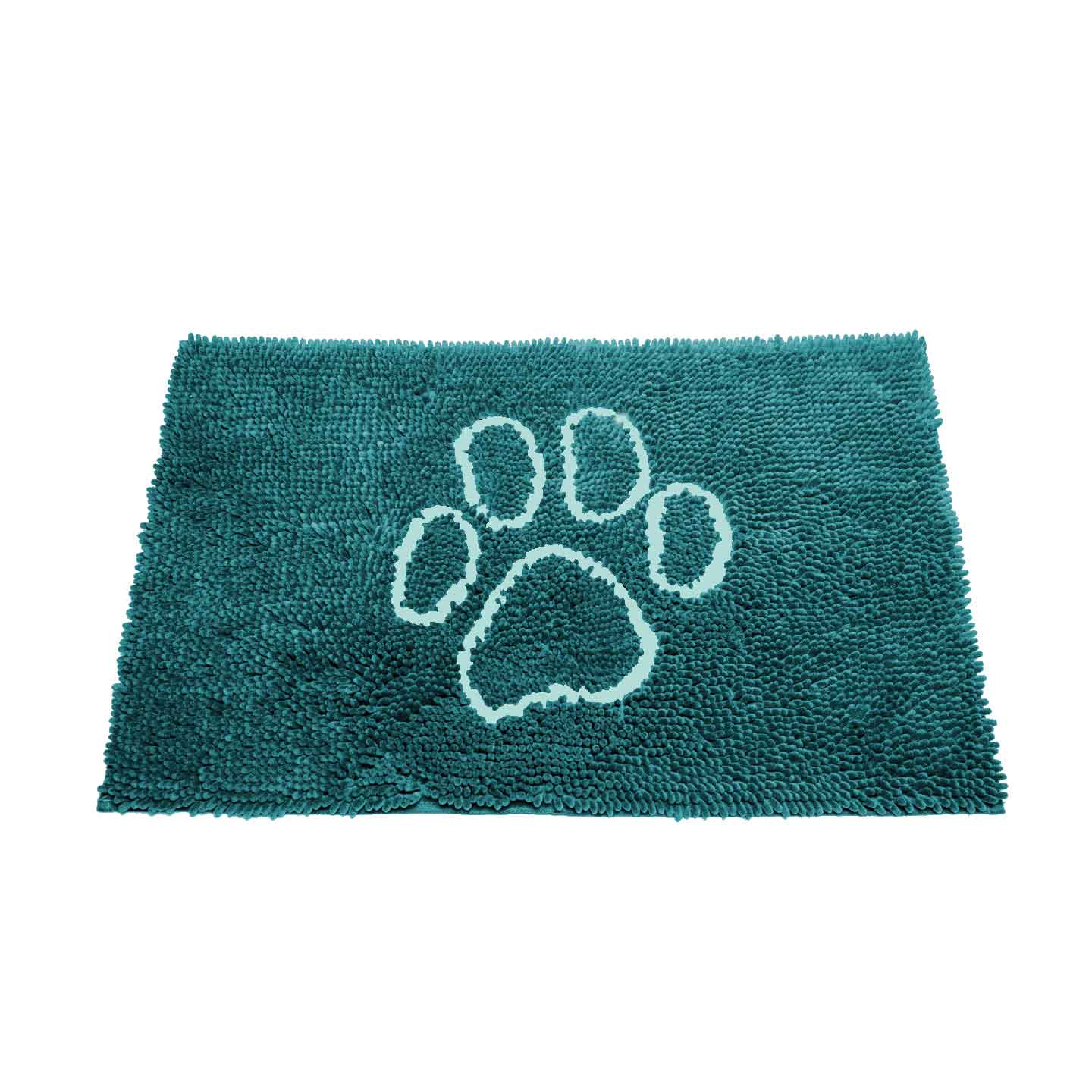 DGS Pet Products Dirty Dog Door Mat Medium Petrol/Turquoise 31 x 20 x 2 For Pet With Love