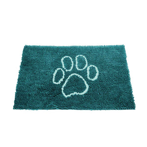 DGS Pet Products Dirty Dog Door Mat Medium Aqua 31 x 20 x 2