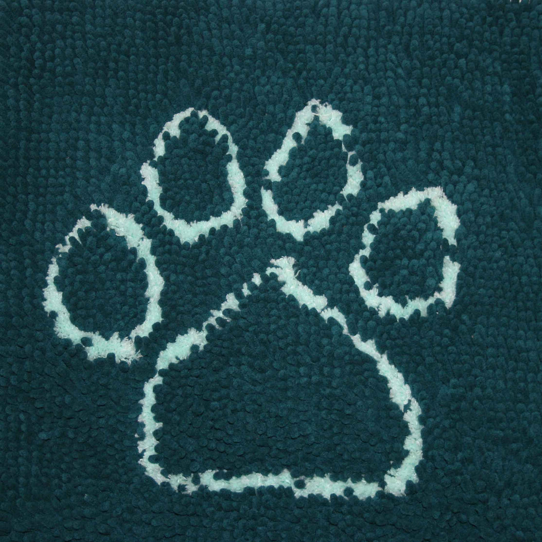 DGS Pet Products Dirty Dog Door Mat Medium Aqua 31 x 20 x 2