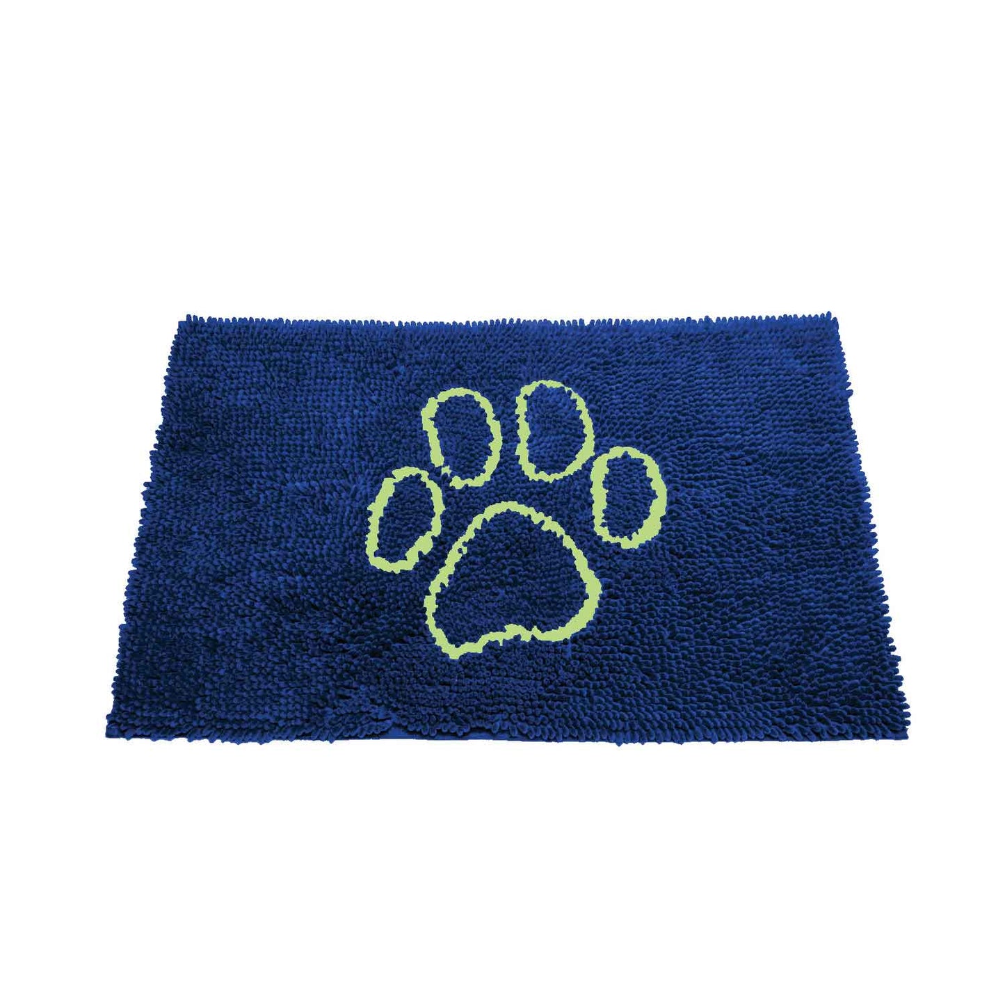 DGS Pet Products Dirty Dog Door Mat Large Marine/Lime Green 35 x 26 x 2 For Pet With Love