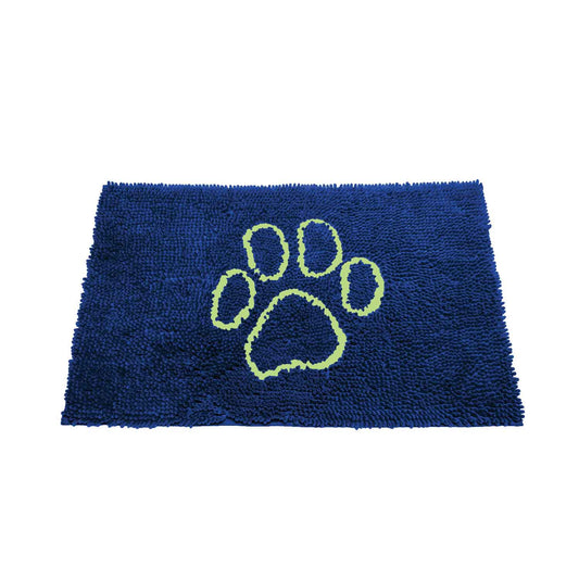 DGS Pet Products Dirty Dog Door Mat Large Marine/Lime Green 35 x 26 x 2 For Pet With Love