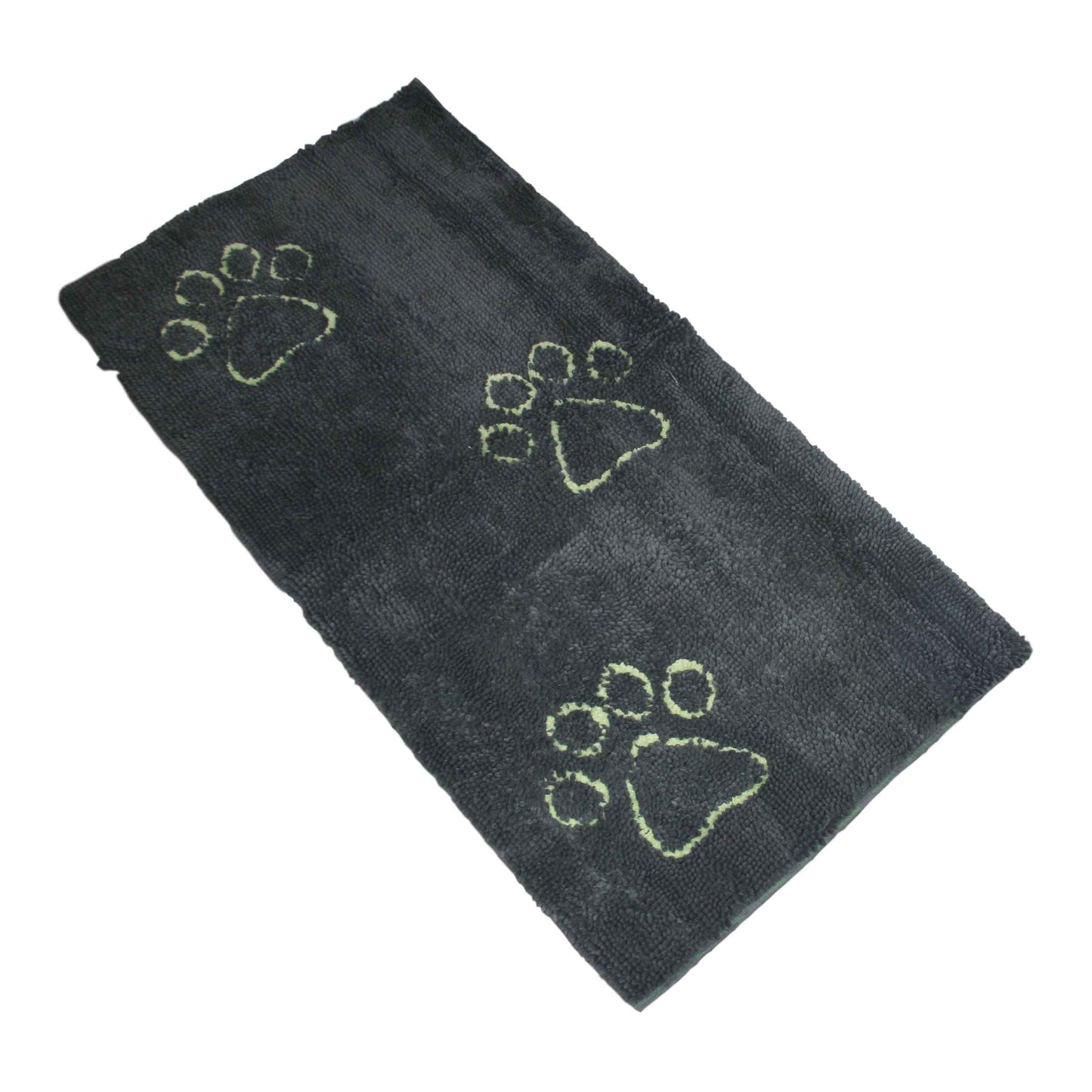 DGS Pet Products Dirty Dog Doormat Runner Cool Grey/Lime Green 60 x 30 x 2 For Pet With Love