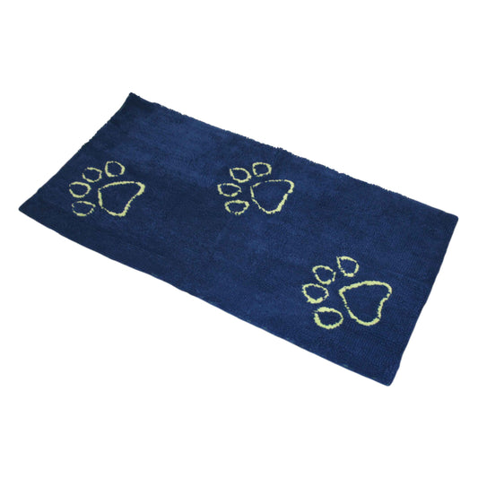 DGS Pet Products Dirty Dog Doormat Runner Marine/Lime Green 60 x 30 x 2 For Pet With Love