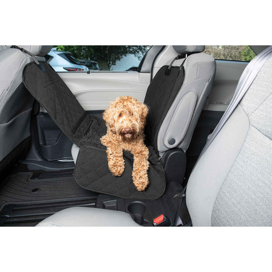 DGS Pet Products Dirty Dog Single Car Seat Cover Black 44 x 35 x 2 For Pet With Love