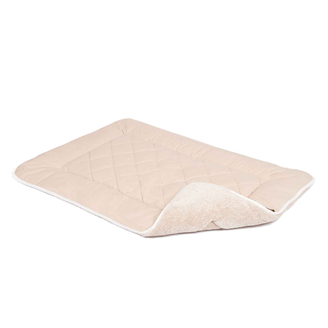 DGS Pet Products Pet Cotton Canvas Sleeper Cushion Small Sand 19 x 24 x 1