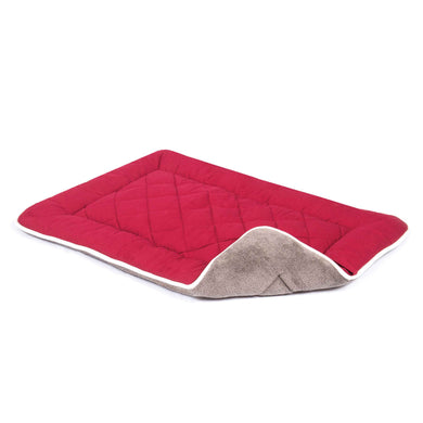 DGS Pet Products Pet Cotton Canvas Sleeper Cushion Large Berry 23 x 36 x 1