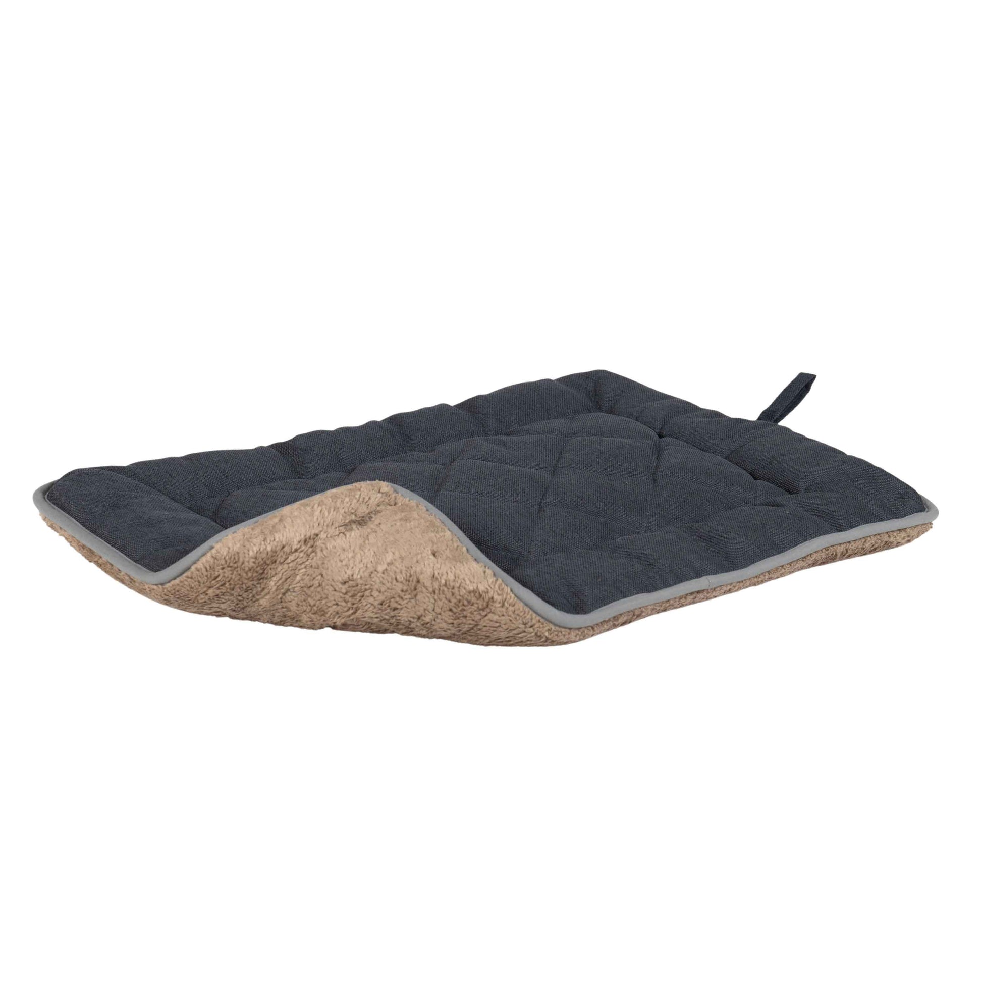 DGS Pet Products Chenille Pet Sleeper Cushion Extra Large Blue/Grey 28 x 42 x 1 For Pet With Love