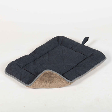 DGS Pet Products Chenille Pet Sleeper Cushion Extra Extra Large Blue/Grey 30 x 48 x 1