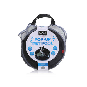 DOOG Pop-Up Dog Pool Medium Black 35.82 x 35.82 x 9.84