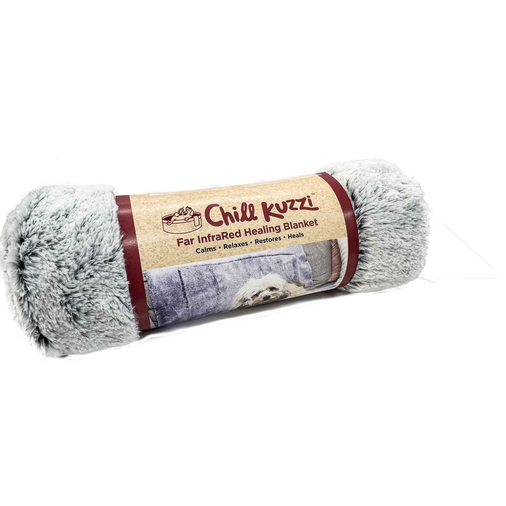DGS Pet Products Chill Kuzzi FIR Blanket Large Grey 40 x 50 x 0.5 For Pet With Love