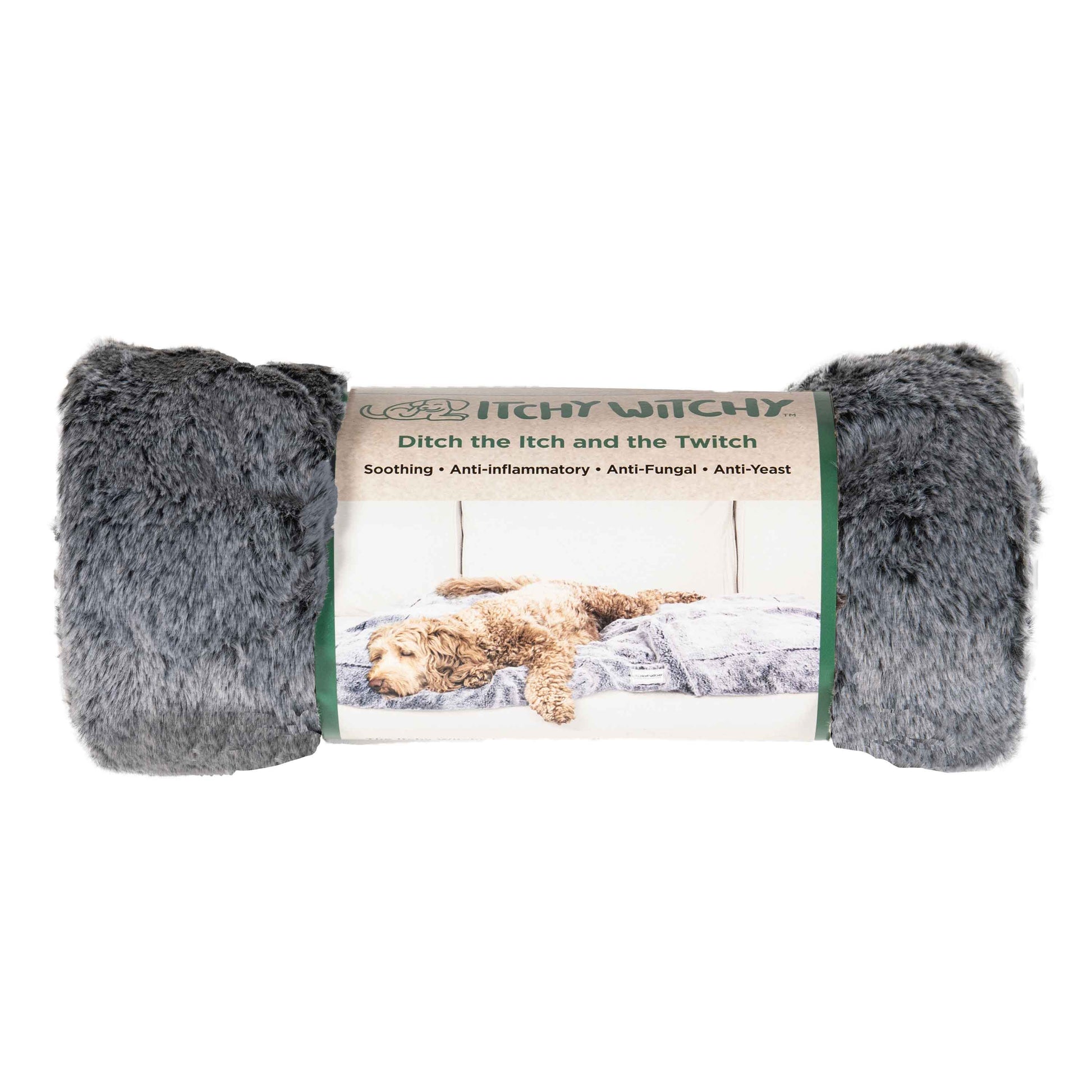 DGS Pet Products Itchy Witchy Essential Oils Blanket Large Black 40 x 50 x 0.5 For Pet With Love