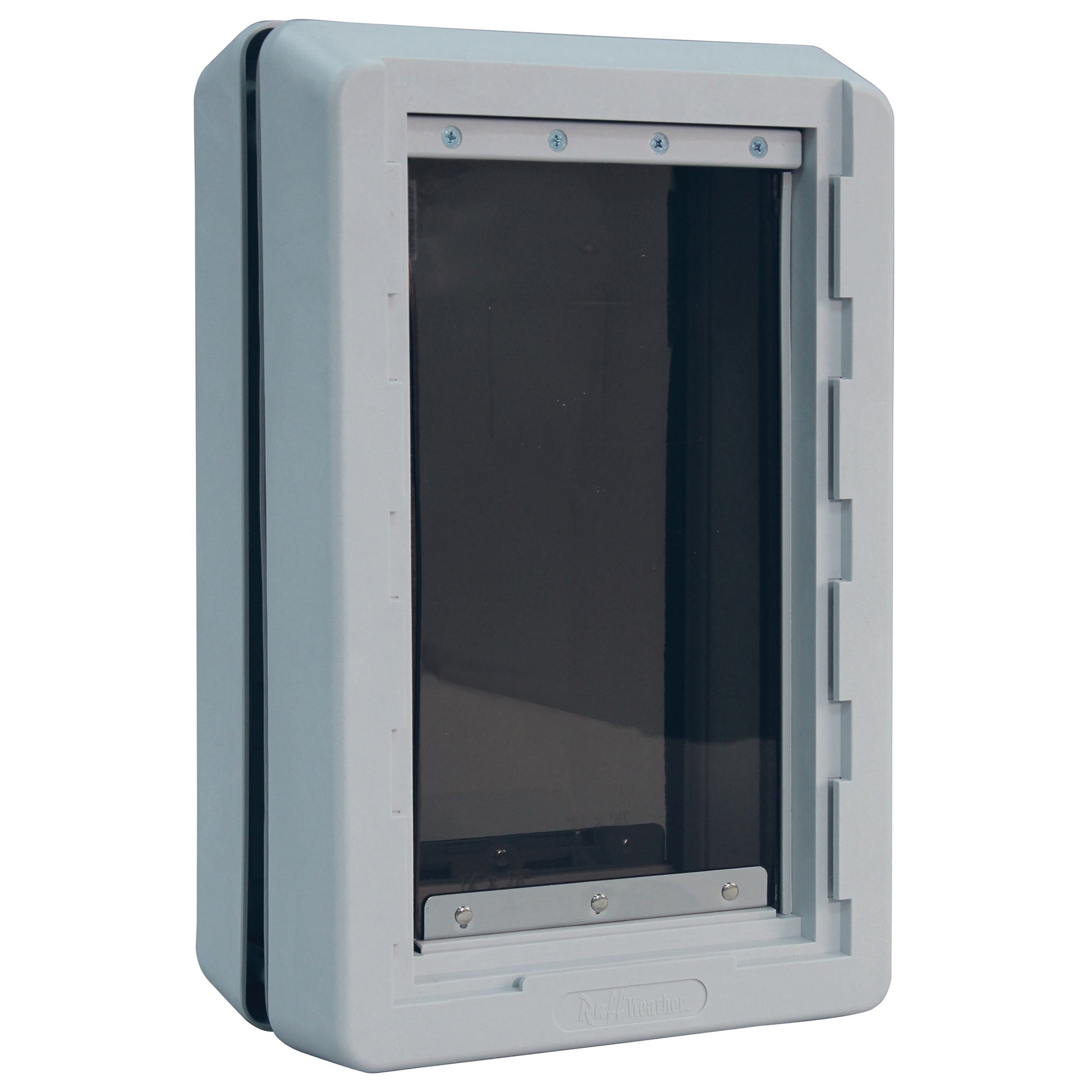 Ideal Pet Products Ruff-Weather Pet Door Medium Grey 5.56 x 11.37 x 17.50 For Pet With Love