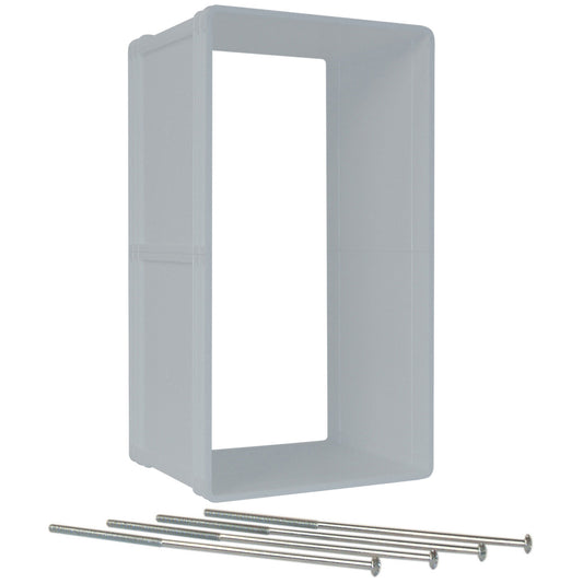 Ideal Pet Products Ruff-Weather Wall Kit Extra Large Grey 1.25 x 7.625 x 10.50 For Pet With Love