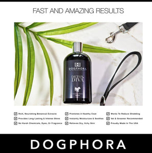 Dogphora Detox Diva Shampoo for Dogs For Pet With Love