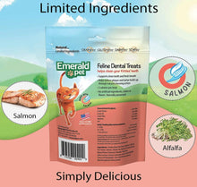 Load image into Gallery viewer, Emerald Pet Feline Dental Treats Salmon Flavor For Pet With Love
