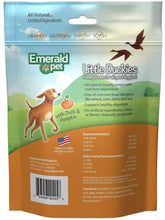 Load image into Gallery viewer, Emerald Pet Little Duckies Dog Treats with Duck and Pumpkin For Pet With Love
