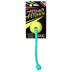 DOOG Fetch-ables Fetch-A-Tug Dog Toy Yellow 12 x 2.75 x 2.75