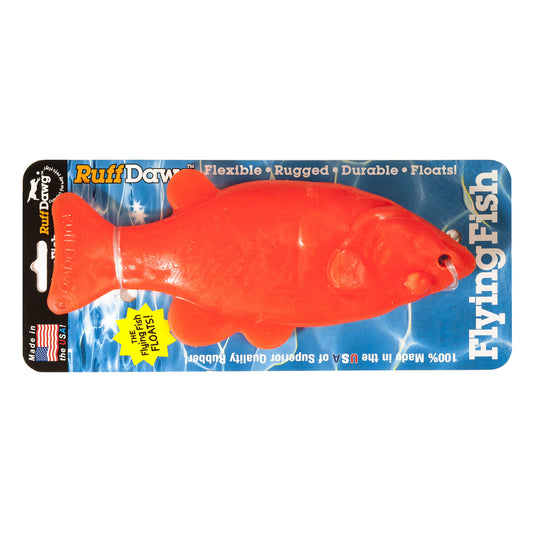 Ruff Dawg Flying Fish Dog Toy 9.5 x 3 x 1 For Pet With Love