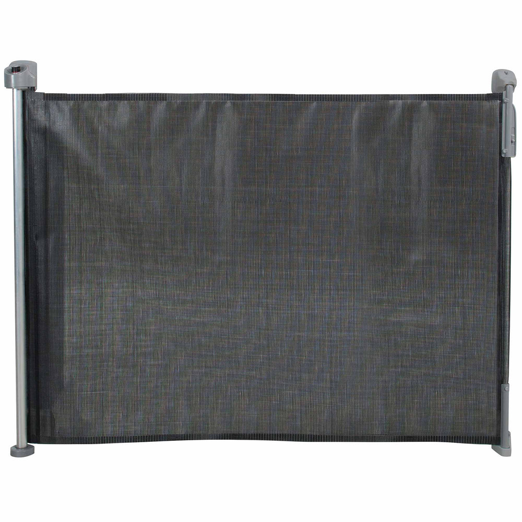 Kidco Retractable Safeway Mesh Mounted Gate Black 55 x 1 x 33.5