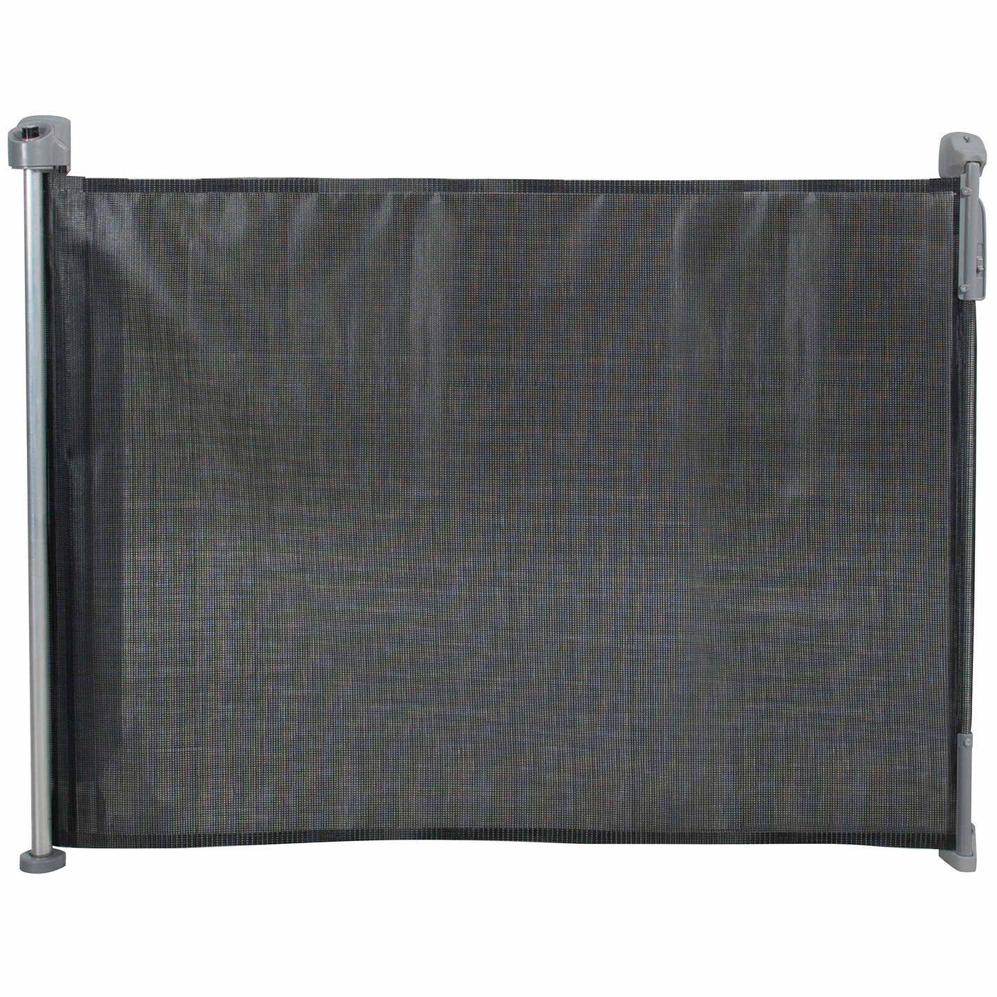 Kidco Retractable Safeway Mesh Mounted Gate Black 55 x 1 x 33.5 For Pet With Love