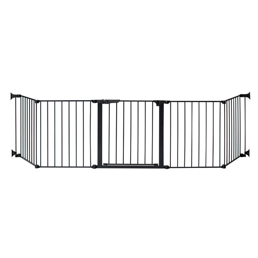 Kidco Auto Close HearthGate Pet Gate Black 126 x 31 For Pet With Love