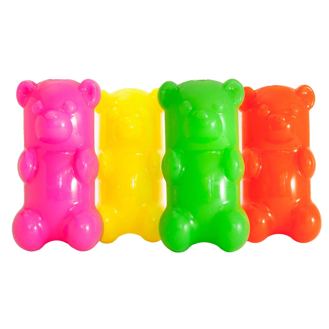 Ruff Dawg GummyBear Dog Toy Assorted 2.5 x 2 x 6