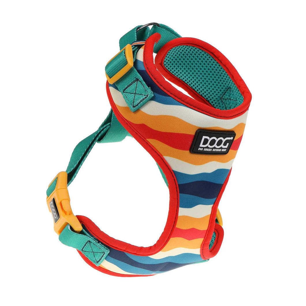 DOOG Neoflex Dog Harness Scout Extra Large Yellow/Blue/Red