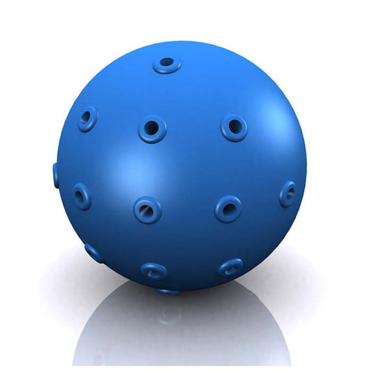 Hugs Pet Products Hydro Dog Ball Toy Blue 2 x 2 x 2 For Pet With Love