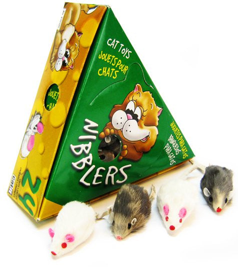 Hagen Catit Nibblers Fur Mice Cat Toys Deluxe Fur Mice Display Box For Pet With Love