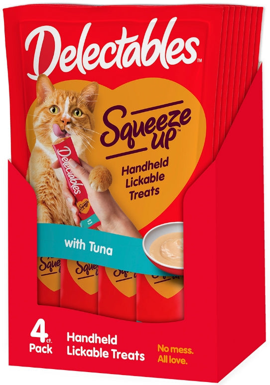 Hartz Delectables Squeeze Up Cat Treat Tuna For Pet With Love