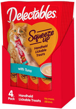 Load image into Gallery viewer, Hartz Delectables Squeeze Up Cat Treat Tuna For Pet With Love
