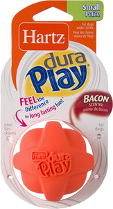Hartz Dura Play Bacon Scented Dog Ball Toy Small For Pet With Love