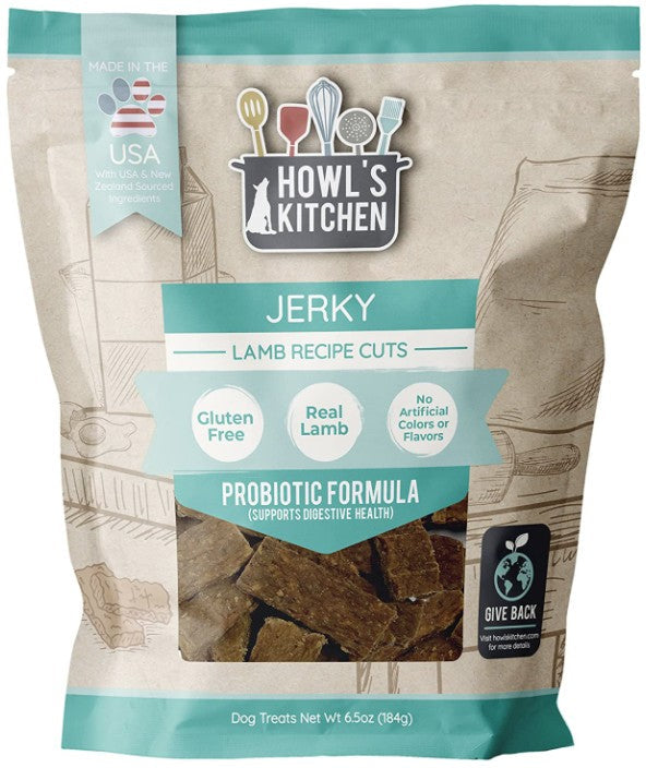Howls Kitchen Lamb Jerky Cuts Probiotic Formula For Pet With Love