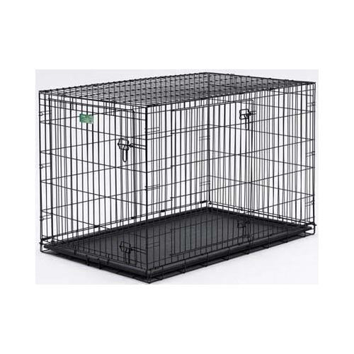 Midwest Dog Double Door i-Crate Black 42 x 28 x 30 For Pet With Love