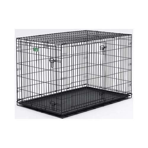 Midwest Dog Double Door i-Crate Black 48 x 30 x 33 For Pet With Love