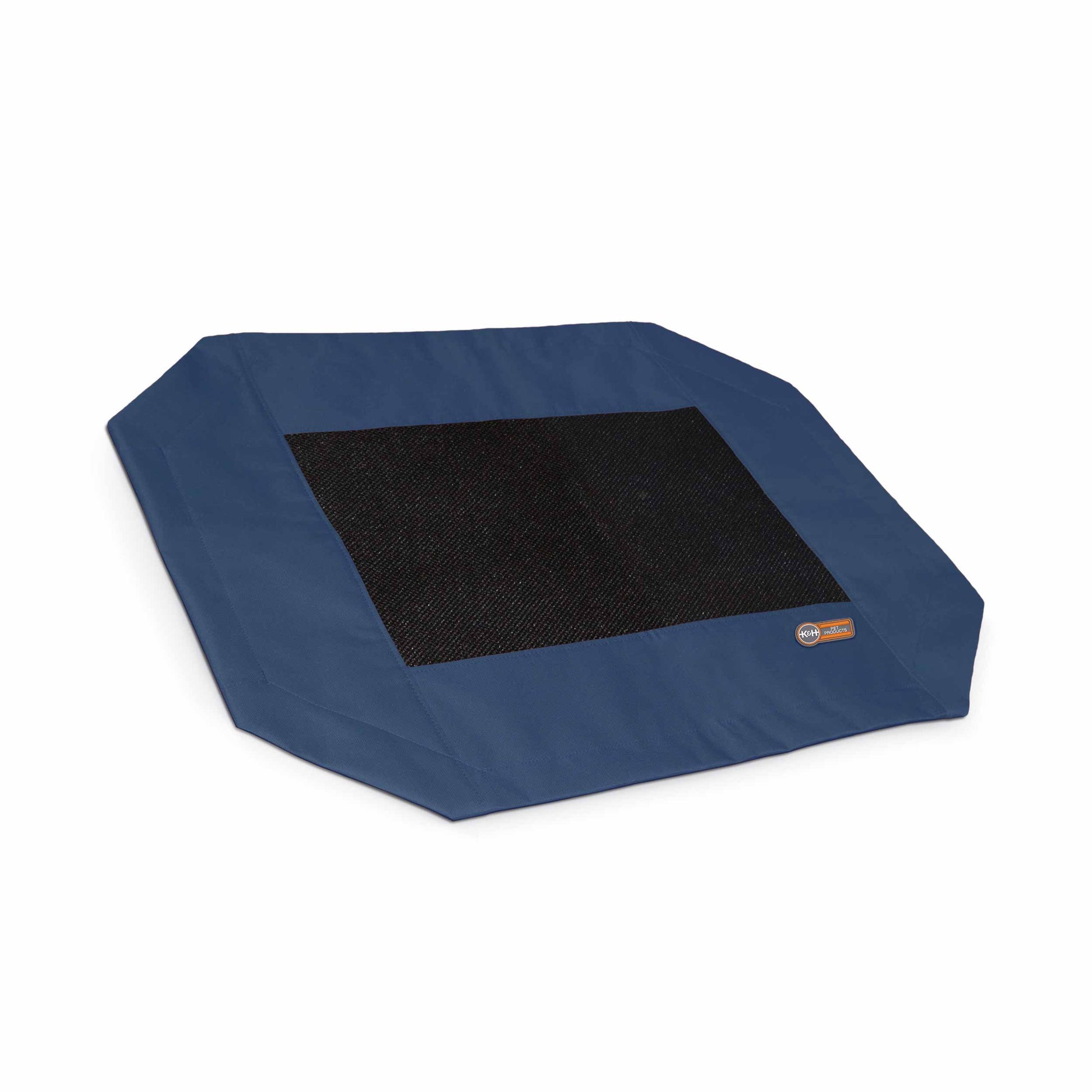 K&H Pet Products Original Pet Cot Replacement Cover Medium Blue 25 x 32 x 0.2 For Pet With Love