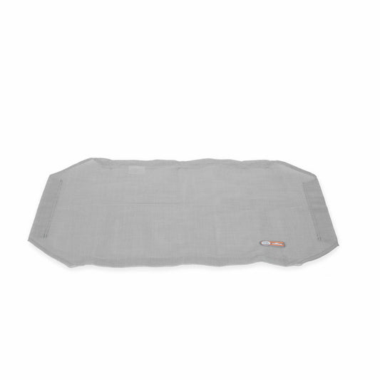 K&H Pet Products All Weather Pet Cot Replacement Cover Medium Gray 25 x 32 x 0.2 For Pet With Love
