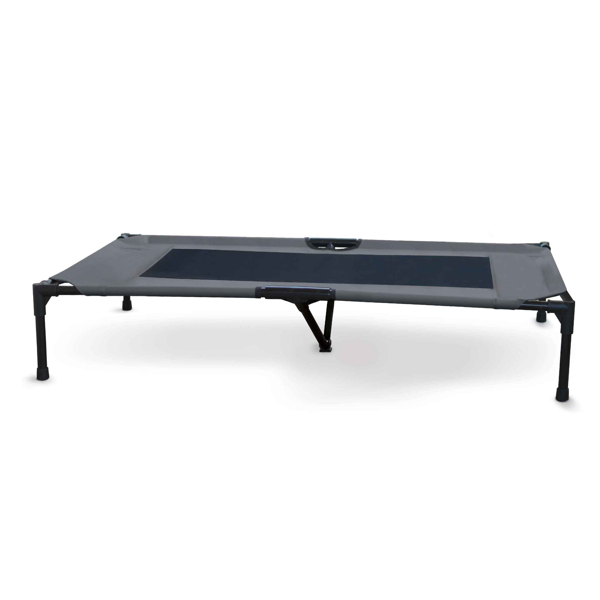 K&H Pet Products Original Pet Cot Elevated Pet Bed Extra Large Charcoal/Black 32 x 50 x 9 For Pet With Love