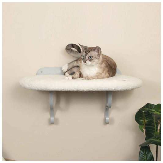 K&H Pet Products Universal Wall Mount Cat Shelf Natural 24 x 14 x 12 For Pet With Love