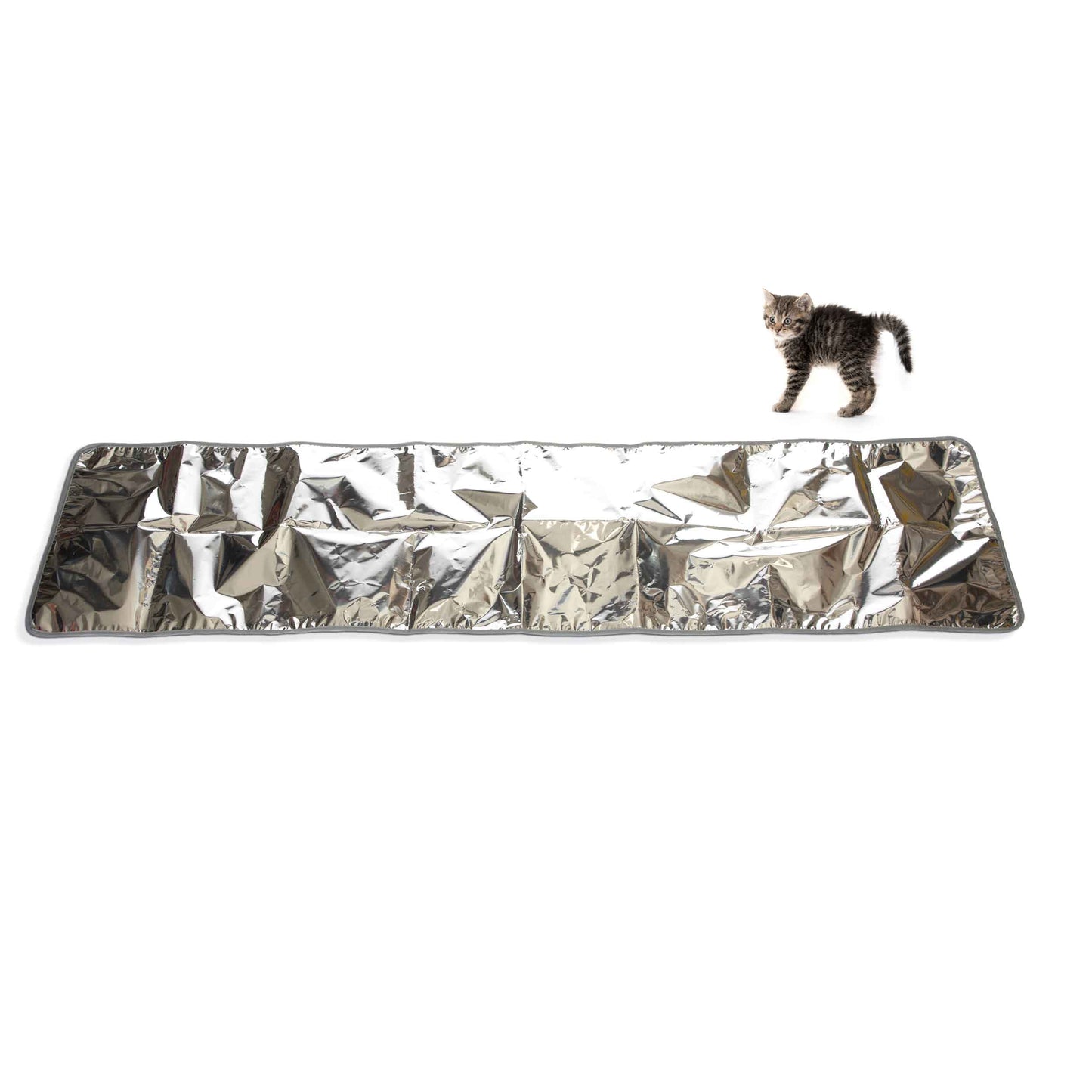 K&H Pet Products Pet Deterrent Mat Silver 72 x 18 x 0.1 For Pet With Love