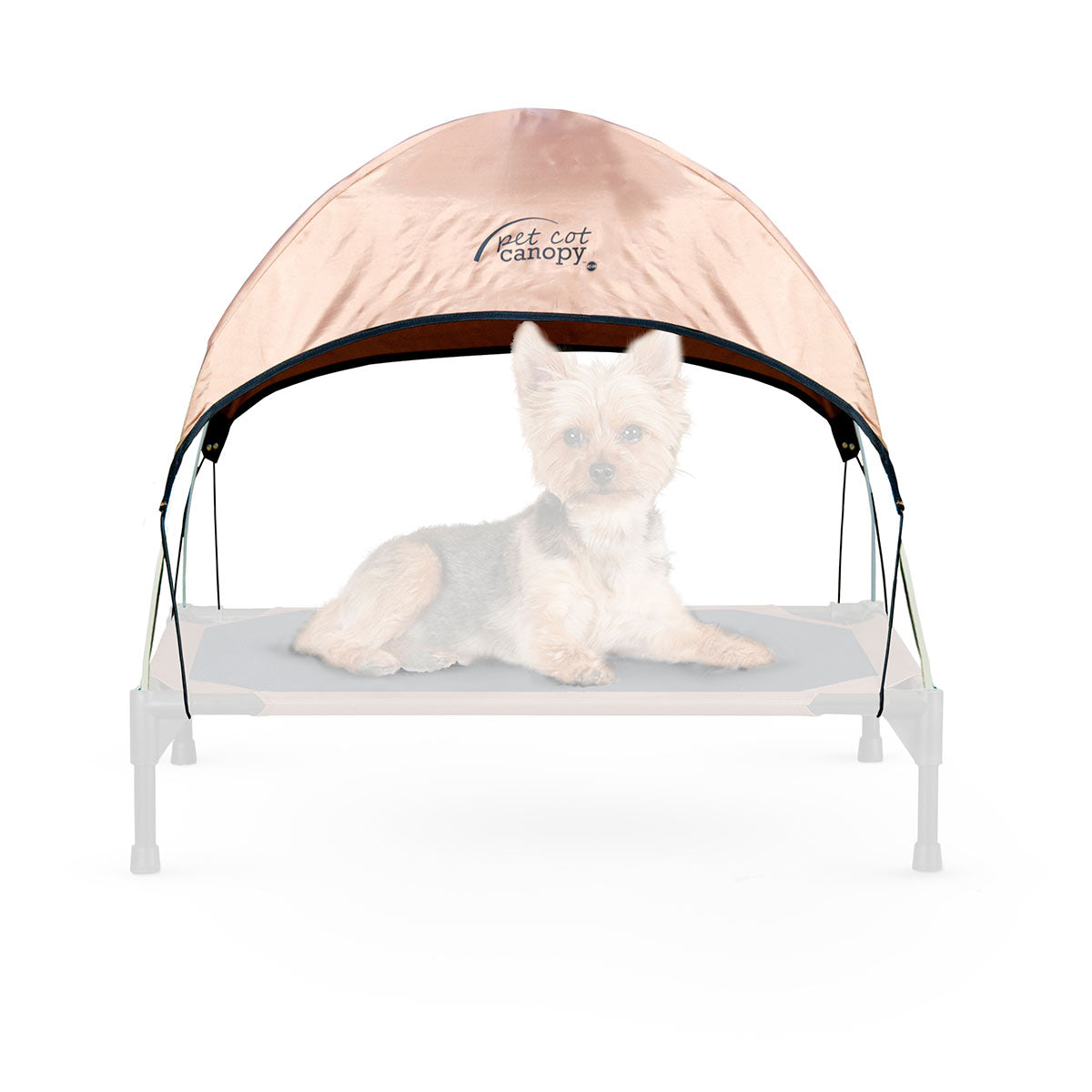 K&H Pet Products Pet Cot Canopy Small Tan 17 x 22 x 16 For Pet With Love