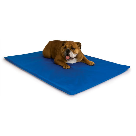 K&H Pet Products Cool Bed III Thermoregulating Pet Bed Medium Blue 22 x 32 x 0.5 For Pet With Love