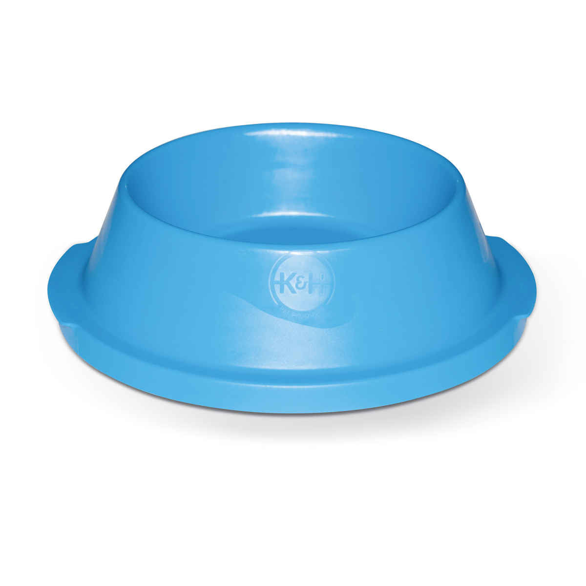K&H Pet Products Coolin' Pet Bowl 32 oz. Blue 10.5 x 10.5 x 3 For Pet With Love