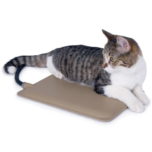 K&H Pet Products Extreme Weather Kitty Pad Tan 9 x 12 x 0.5 For Pet With Love