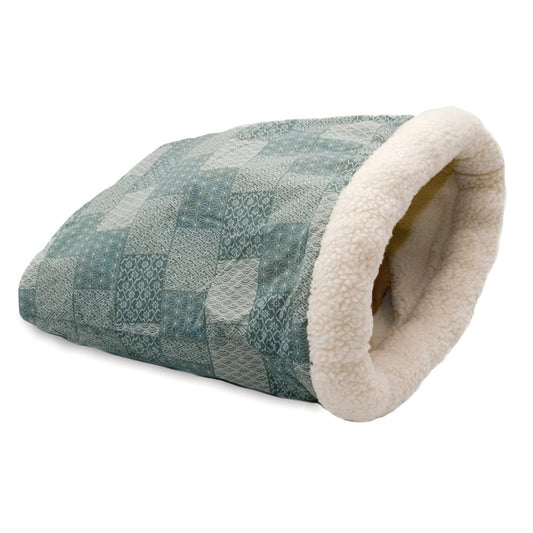 K&H Pet Products Kitty Crinkle Sack Teal 17 x 17.5 x 4.5 For Pet With Love