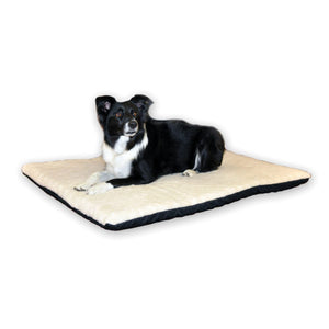 K&H Pet Products Ortho Thermo Pet Bed Large White / Green 24 x 37 x 3