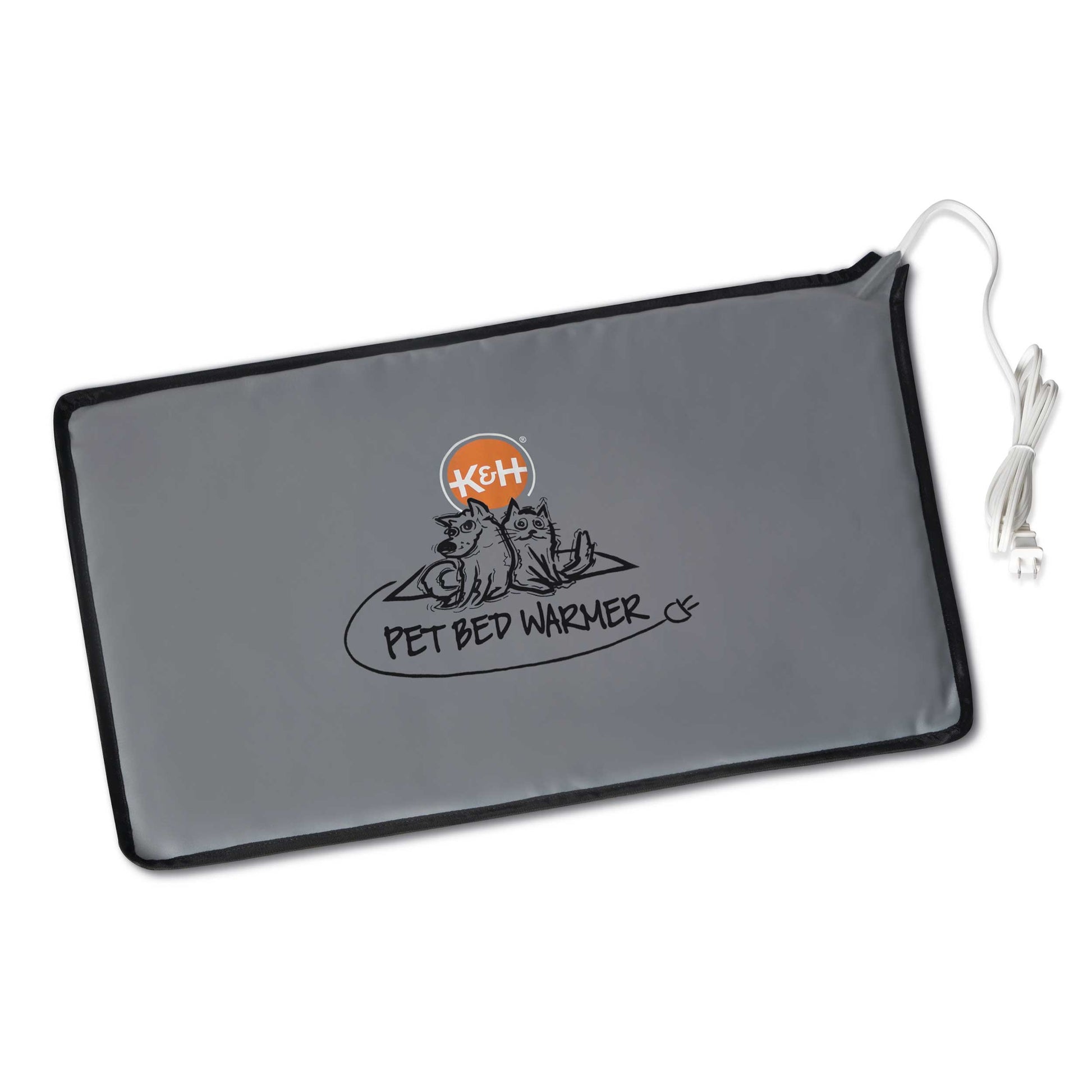 K&H Pet Products Pet Bed Warmer Extra Large Gray 15.5 x 26 x 0.1 For Pet With Love